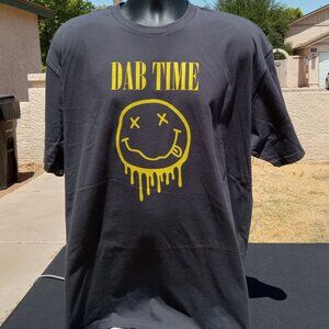 "Dab Time" Graphic T-Shirt – Black, 100% Cotton, Unisex
